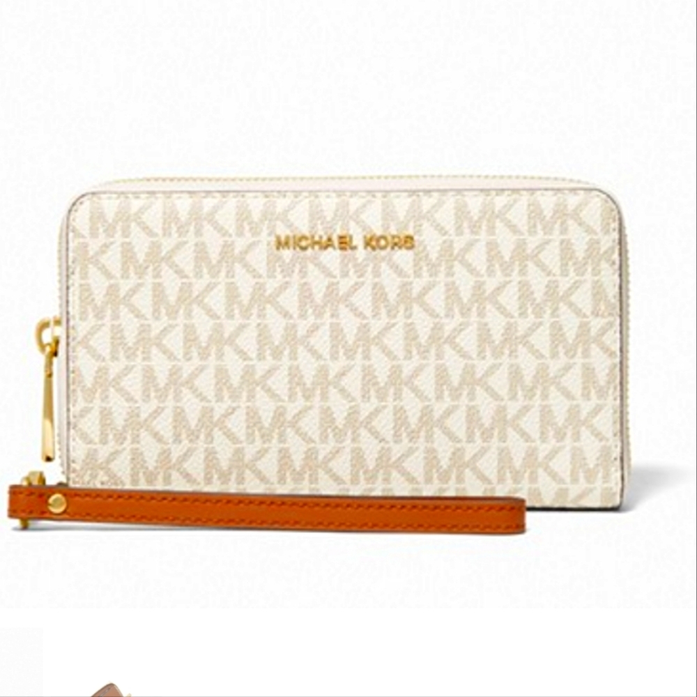 Michael Kors LG Phone Case Wristlet (Vanilla)
